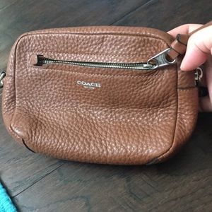 Leather wristlet cute & classic
